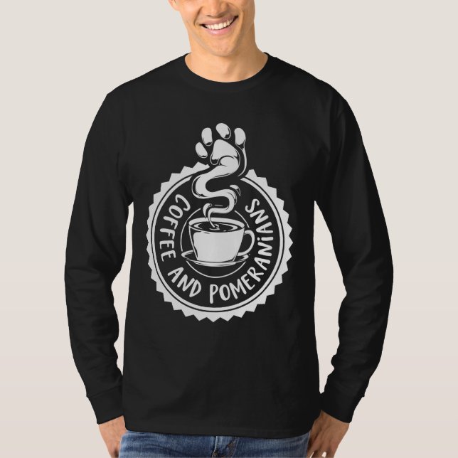 Camiseta Café E Pomerânia (Frente)