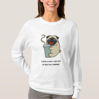 Camiseta Café é por isso que saí da cama