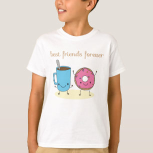 Camiseta Café e Rosquinha Melhor Amigo