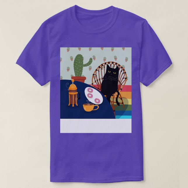 Camiseta Café e Rosquinhas (Frente do Design)