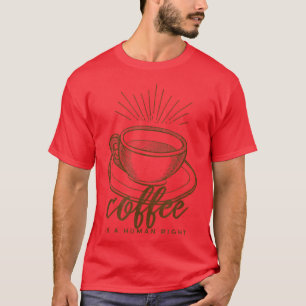 Camiseta Café É Sarcástico Direito Humano Talvez 52