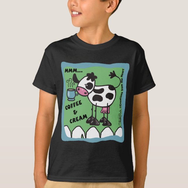 Camiseta Café e Vaca de Creme (Frente)
