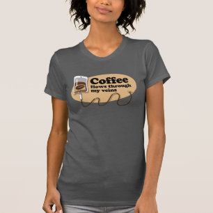 Camiseta Café em minhas veias