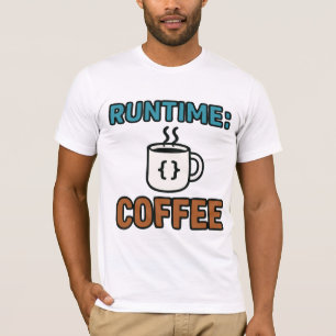 Camiseta Café em Tempo de Execução