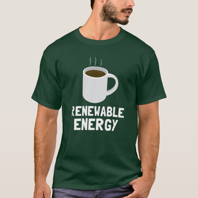 Camiseta Café Energético Renovável (Frente)