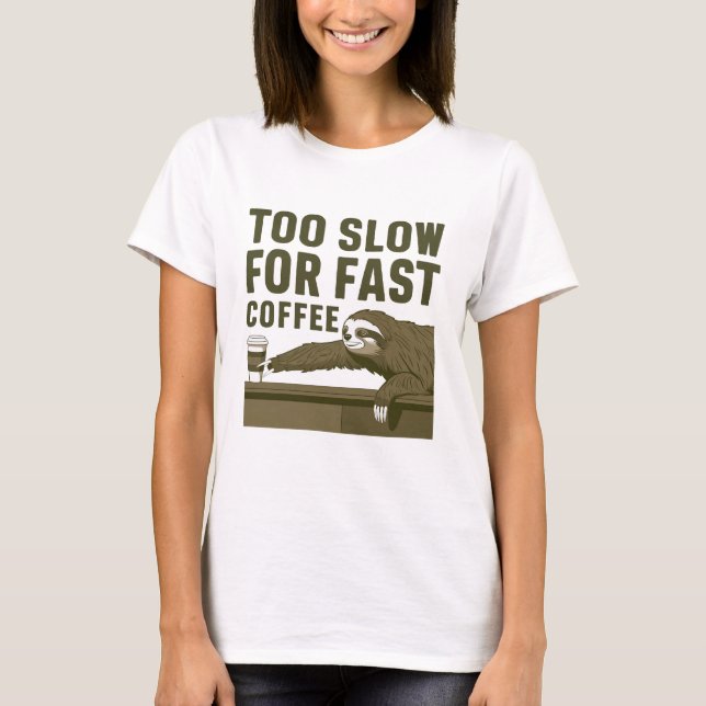 Camiseta Café Engraçado (Frente)