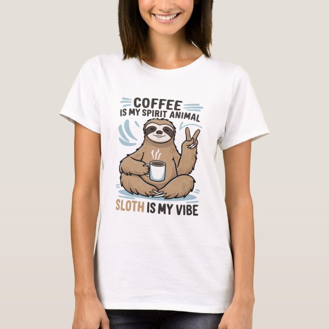 Camiseta Café Engraçado (Frente)