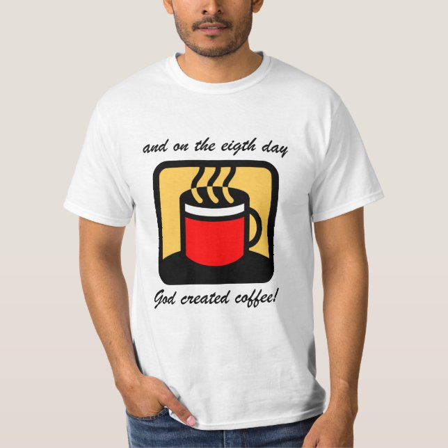 Camiseta Café engraçado (Frente)