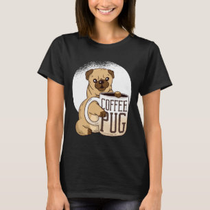 Camiseta Café Engraçado Cachorro Cachorro Pama Grafo Cachor
