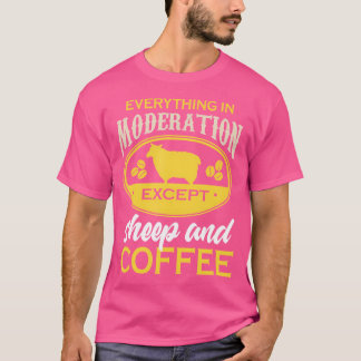 Camiseta Café Engraçado De Ovelha Dizendo Sopro De Ovelha