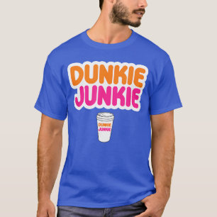 Camiseta Café Engraçado Dunkie Junkie Amor Café Dito Engraç