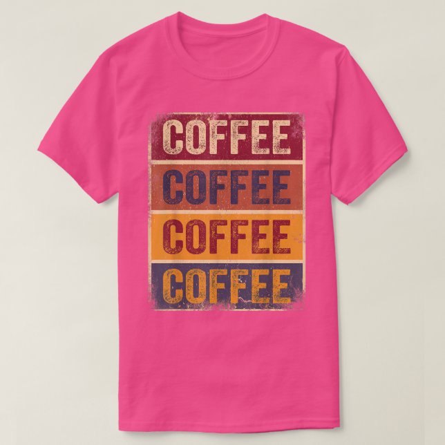 Camiseta Café Engraçado Oferta Café Retro Café Sobremese Ca (Frente do Design)