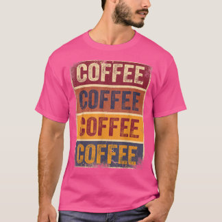 Camiseta Café Engraçado Oferta Café Retro Café Sobremese Ca