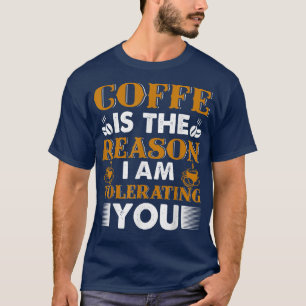 Camiseta Café Engraçado para Amantes de Café e Café Barista