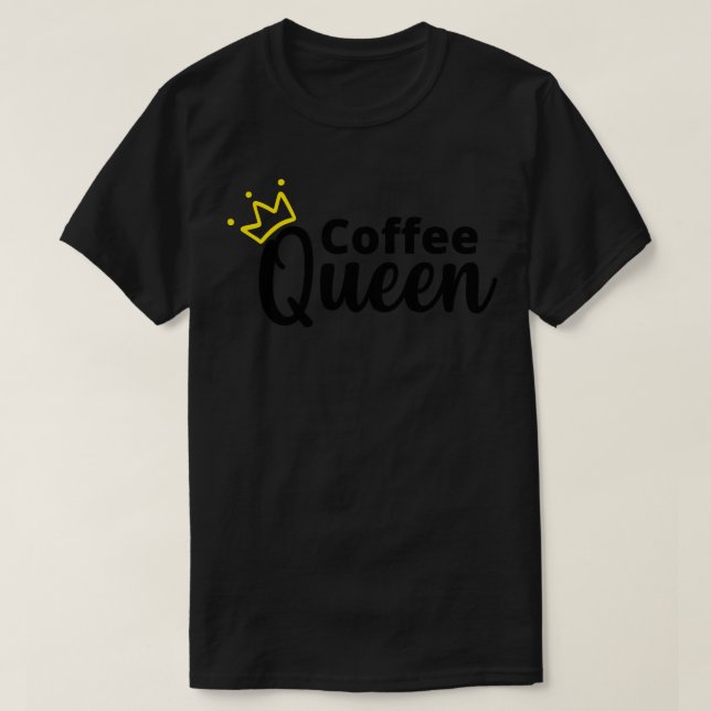 Camiseta Café Engraçado Presente no Café (Frente do Design)