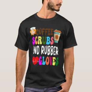 Camiseta Café Esfregões E Luvas De Borracha, Legal Cotação