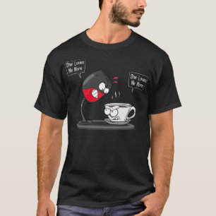 Camiseta café expresso de vinho presente