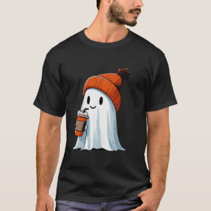 Camiseta Café Fantástico Engraçado Café Fantasma Lover Pump