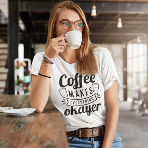 Camiseta Café Faz Tudo Ocupado