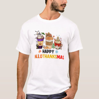 Camiseta Café Feliz Hallothanksmas
