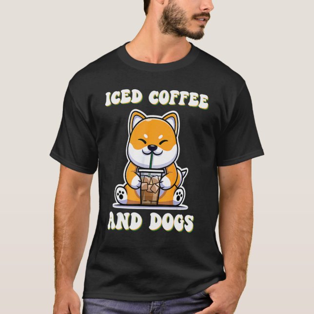 Camiseta Café Físico E Cães Veterinários (Frente)