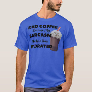 Camiseta Café Fritado Engraçado Café Forçado Porque Meu sar