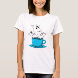 Camiseta Café fumante fantasma