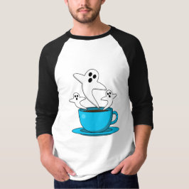 Camiseta Café fumante fantasma