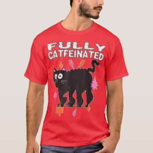 Camiseta Café Gato Gatinho Kat Kitten Caffeed Java Cat F