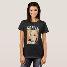 CAFÉ GIRL RETRO T-SHIRTS