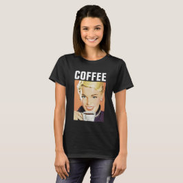 CAMISETA CAFÉ GIRL RETRO T-SHIRTS