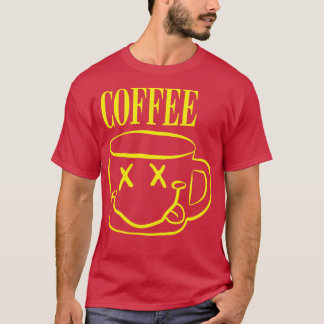Camiseta Café Grunge de Segunda-feira Feliz