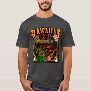 Camiseta Café havaiano