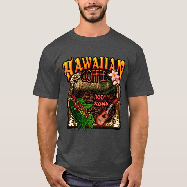 Camiseta Café havaiano (Frente)