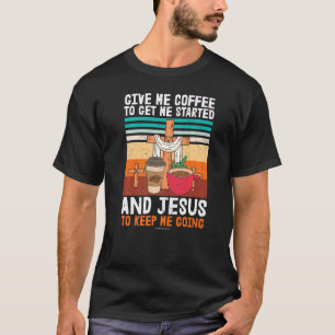 Camiseta Café Jesus Bíblia cristã Versa Igreja Religiosa