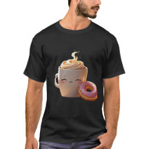 Café Kawaii e T-shirt de Rosquinha - Taça Bonita S