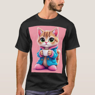 Camiseta Café Kitten