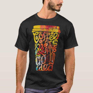 Camiseta Café labrador mãe labrador dono 
