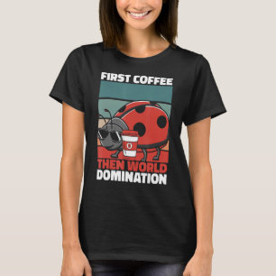 Camiseta Café-Ladybug Entomologia Vinta
