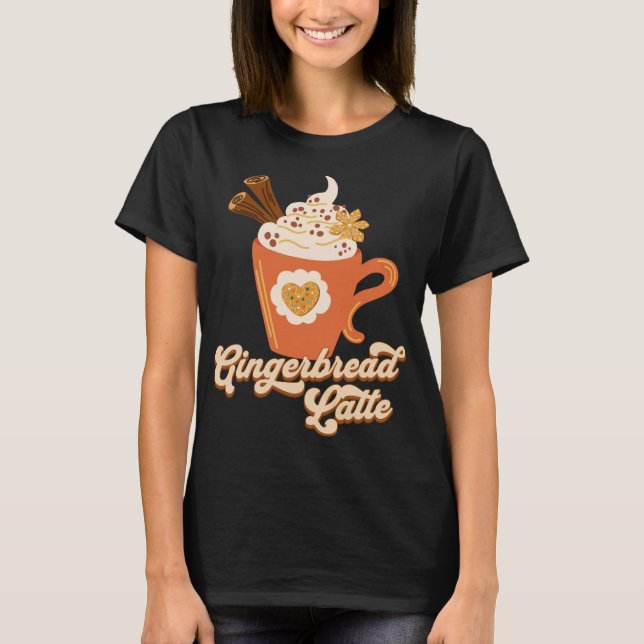 Camiseta Café Latino de Gingerpão Retro (Frente)