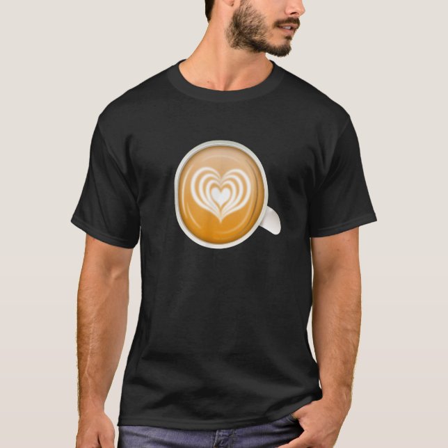 Camiseta Café Latino Macchiato Barista Café Café Café (Frente)