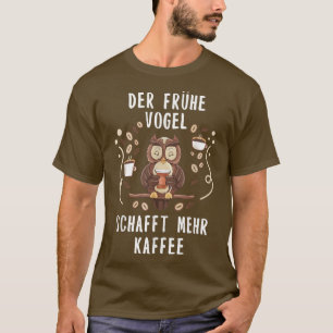 Camiseta Café Latte Macchiato Espresso Barista Cafeína C