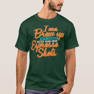 Camiseta Café Maker Posso Criar Testemunhas Mais Rápido
