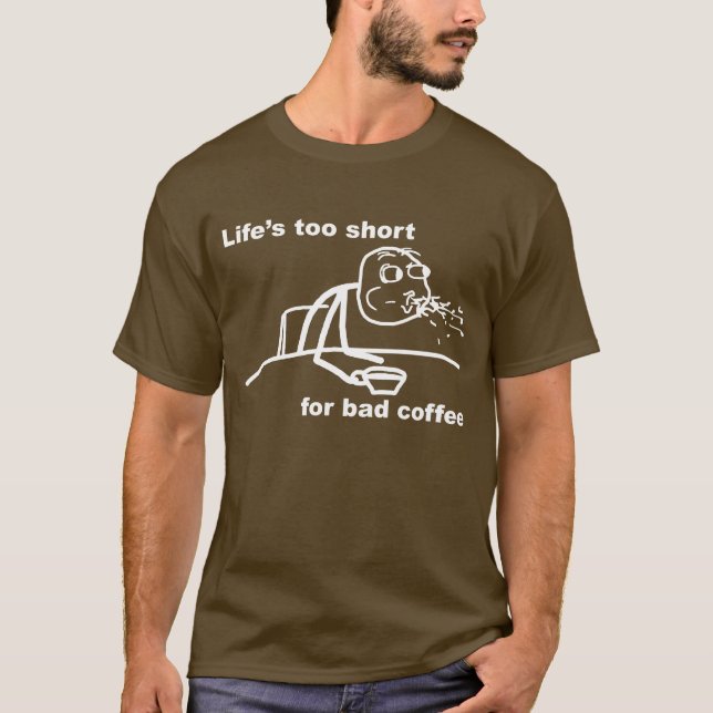 Camiseta Café Mau (Escuro) (Frente)