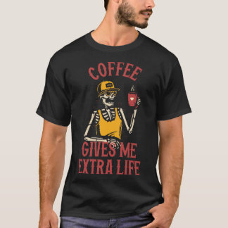 Camiseta Café me dá vida extra