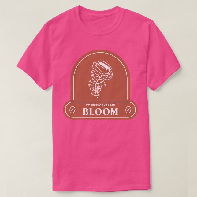 Camiseta Café Me Faz Blogar (Frente do Design)