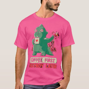 Camiseta Café me faz sentir menos assassinado destruindo ma