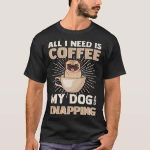 Camiseta Café Meu Cachorro & Lascar Pedras Cachorros Cafeín