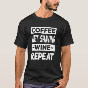 Camiseta Café Molhado Com Vinho Com Vinho Repetindo O Café