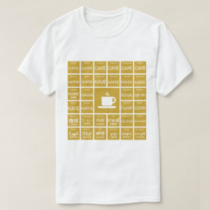 Camiseta Café - Multilinguals